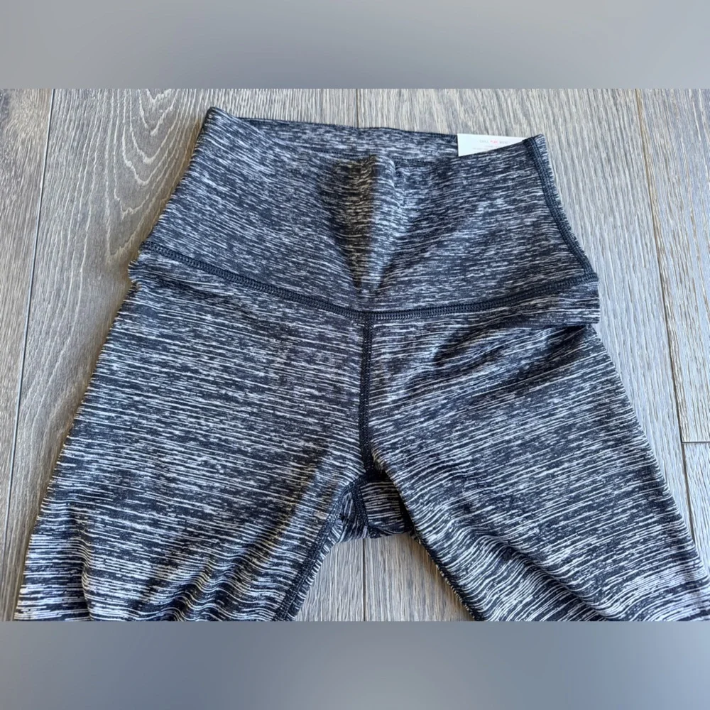 Aerie Chill Play Move Brushed Touch Legging in Gray Stripe Size XS